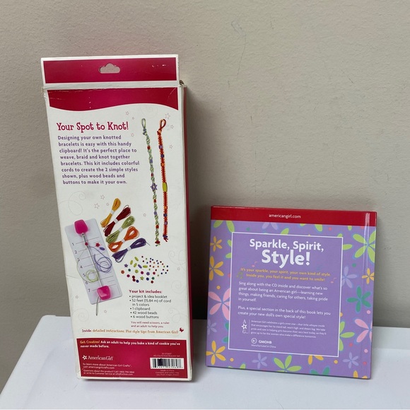 American Girl Sugar Yorkie |Clip Knot |Style Book |Daisy Bead Bracelets|Gift Bag - Picture 9 of 13